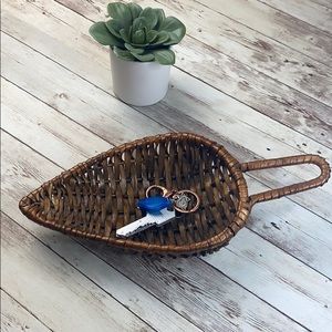 Vintage wicker basket